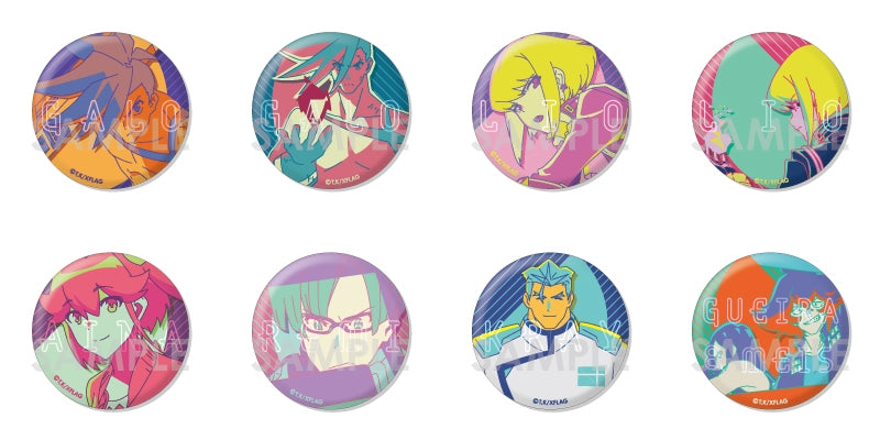 Promare color block badges